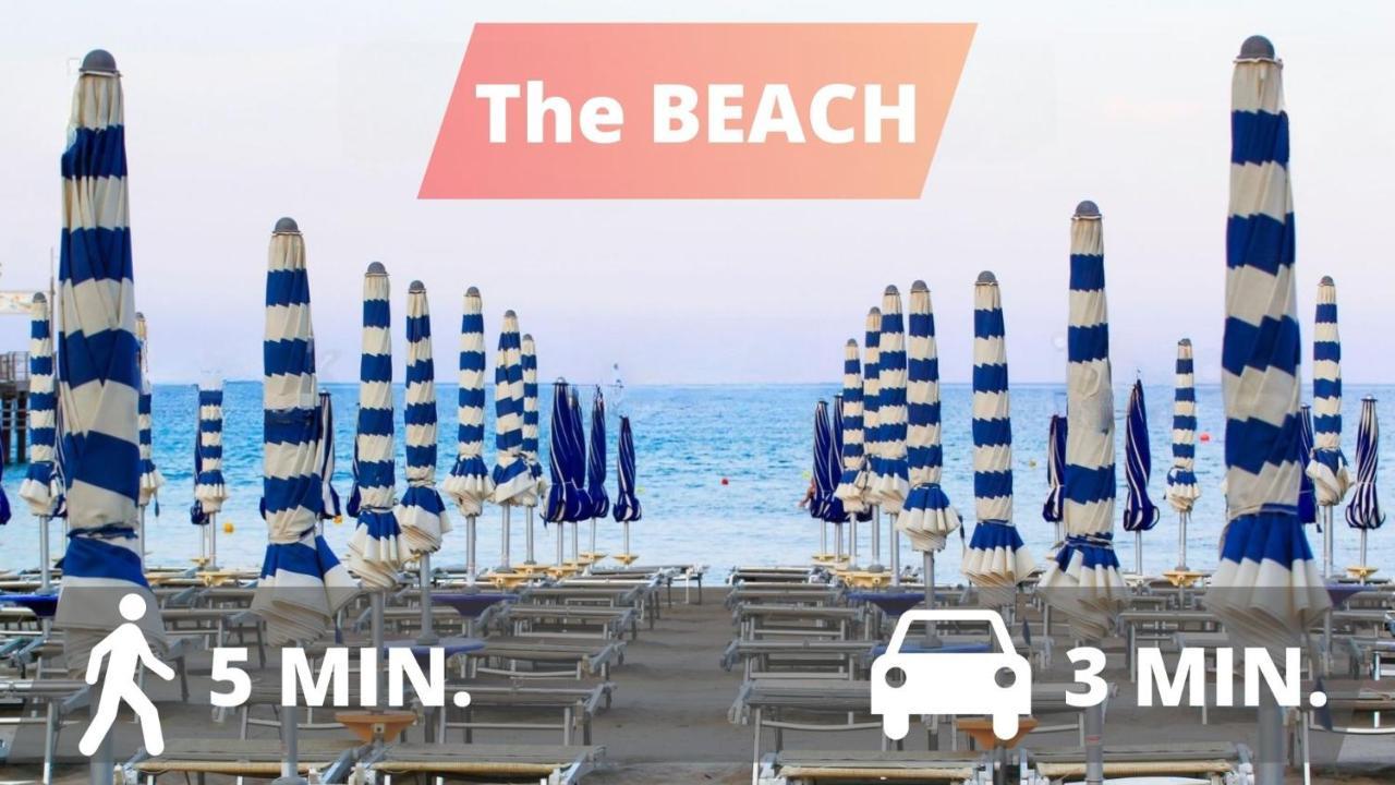 Vista Mare & 300Mt Da Spiaggia Con Freeparking E Ac Laigueglia Buitenkant foto